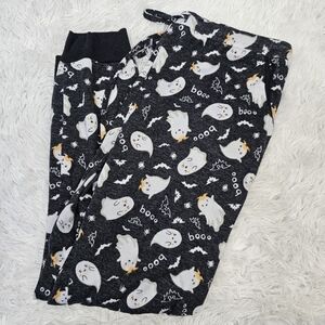 Halloween ghost pajama pants sz L